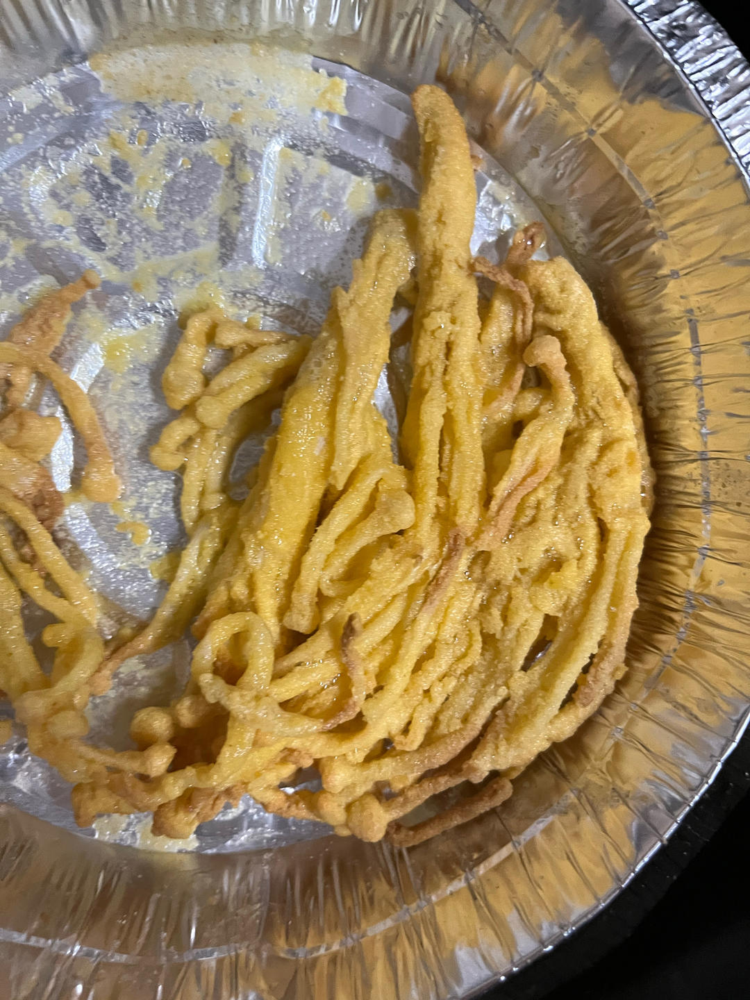 酥炸金针菇（空气炸锅版）