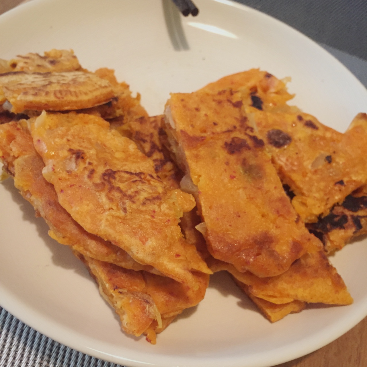 辣白菜煎饼