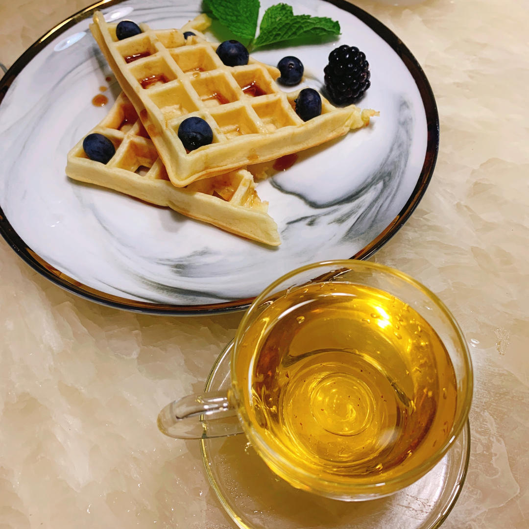 拒绝泡打粉的华夫饼方子