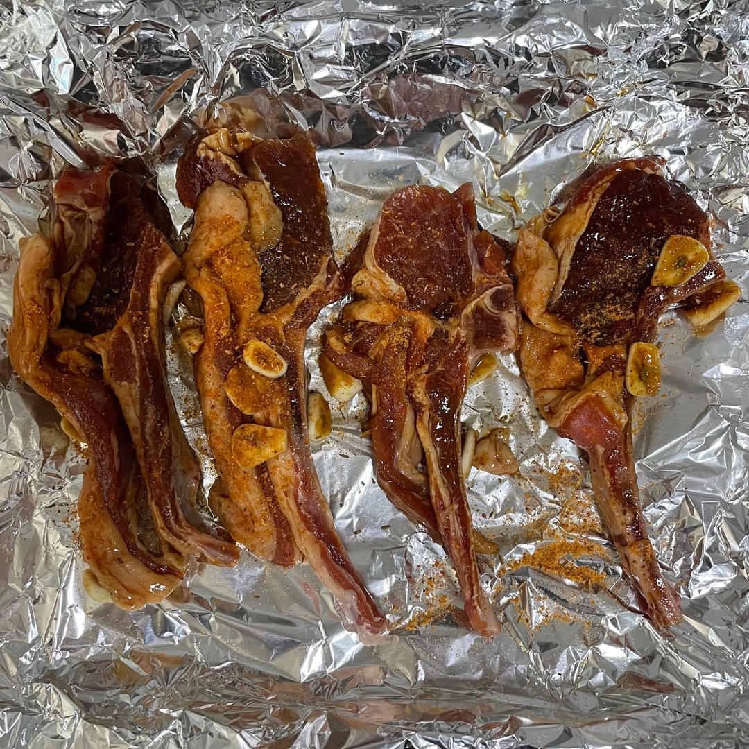 超好吃的烤羊排烤箱版