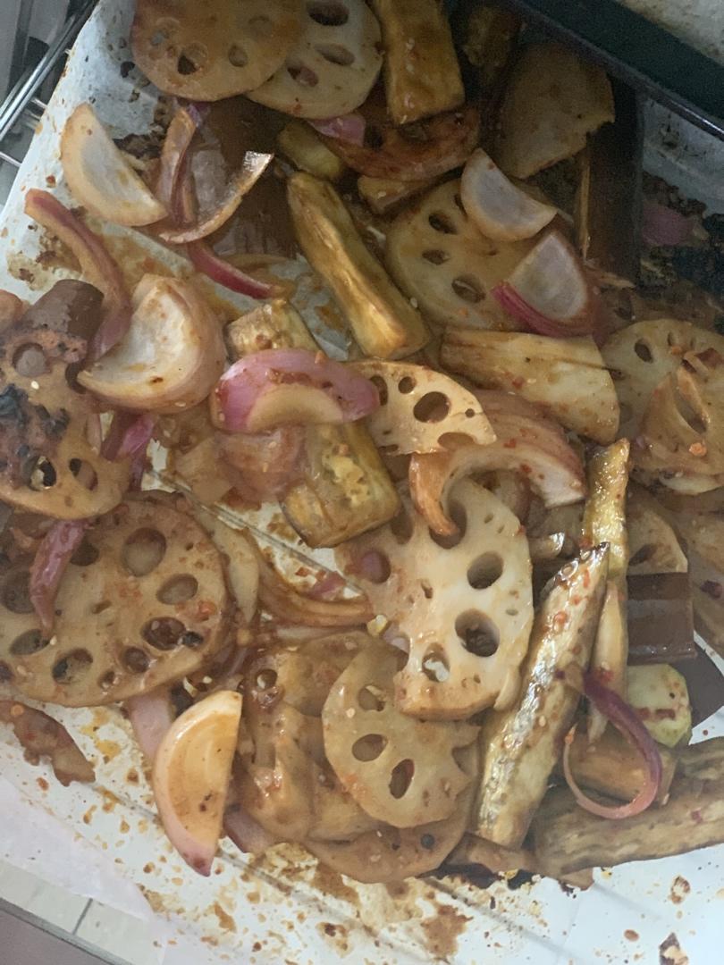 ［记录］烤箱烧烤-烤茄子 烤豆腐 超好吃的万能烧烤酱
