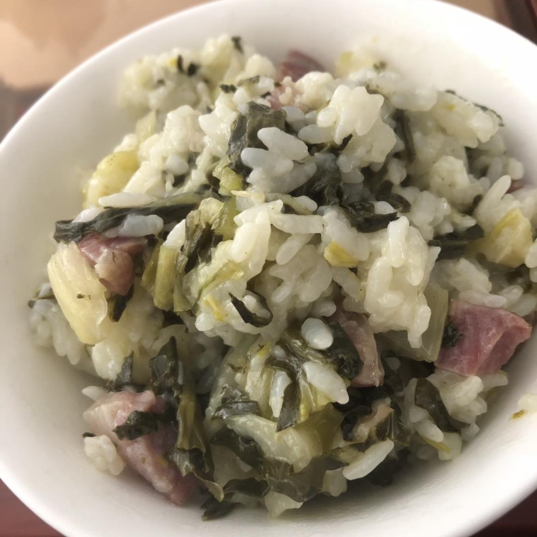 咸肉菜饭（电饭煲）