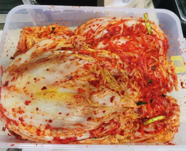 自制智贤家的辣白菜记录的做法