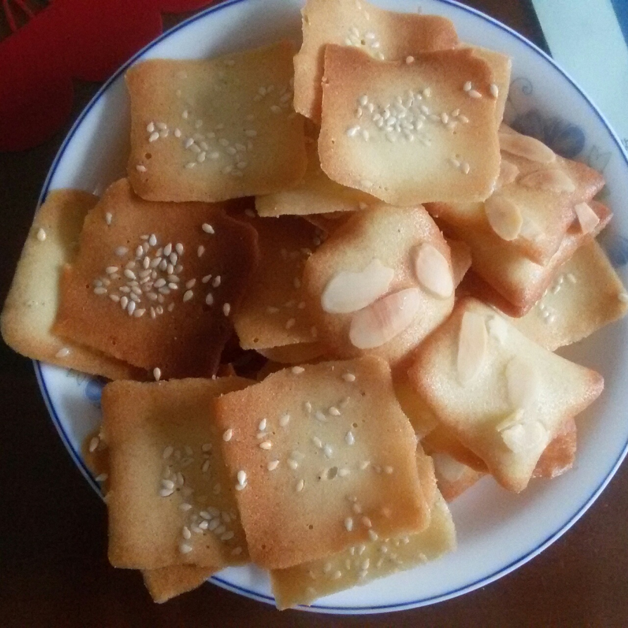杏仁瓦片酥