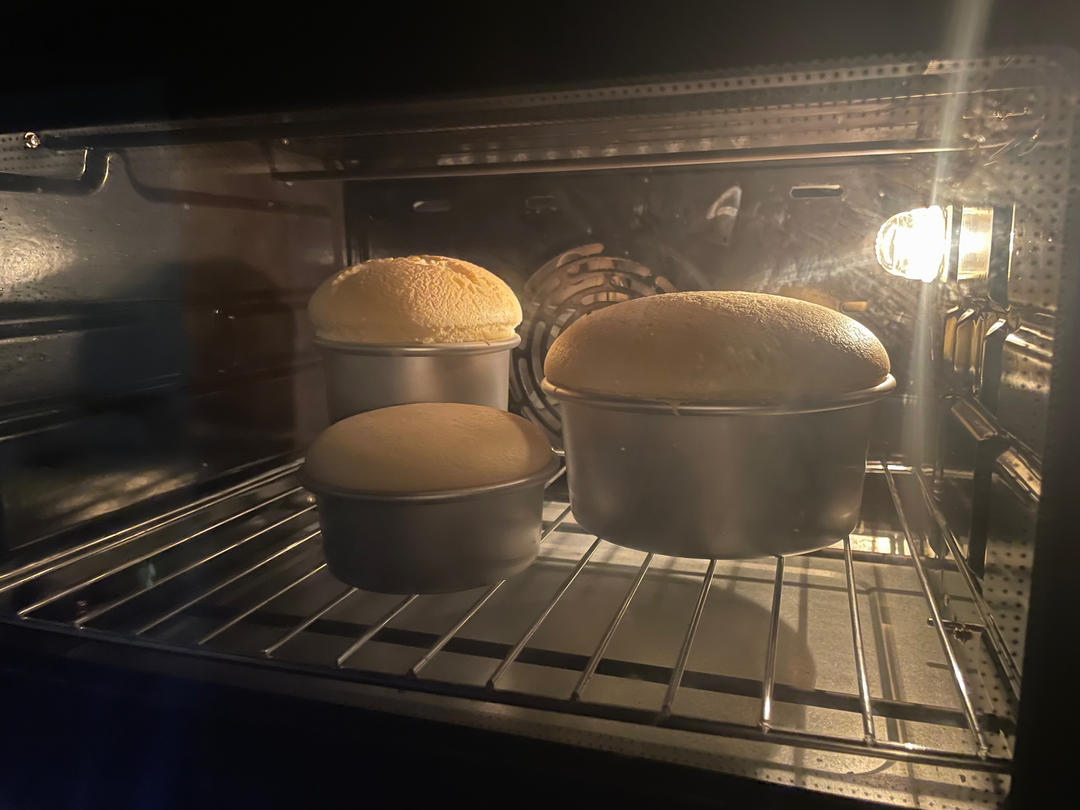 超柔软6寸戚风蛋糕(附8寸配方)零失败 超详细‼️含操作视频