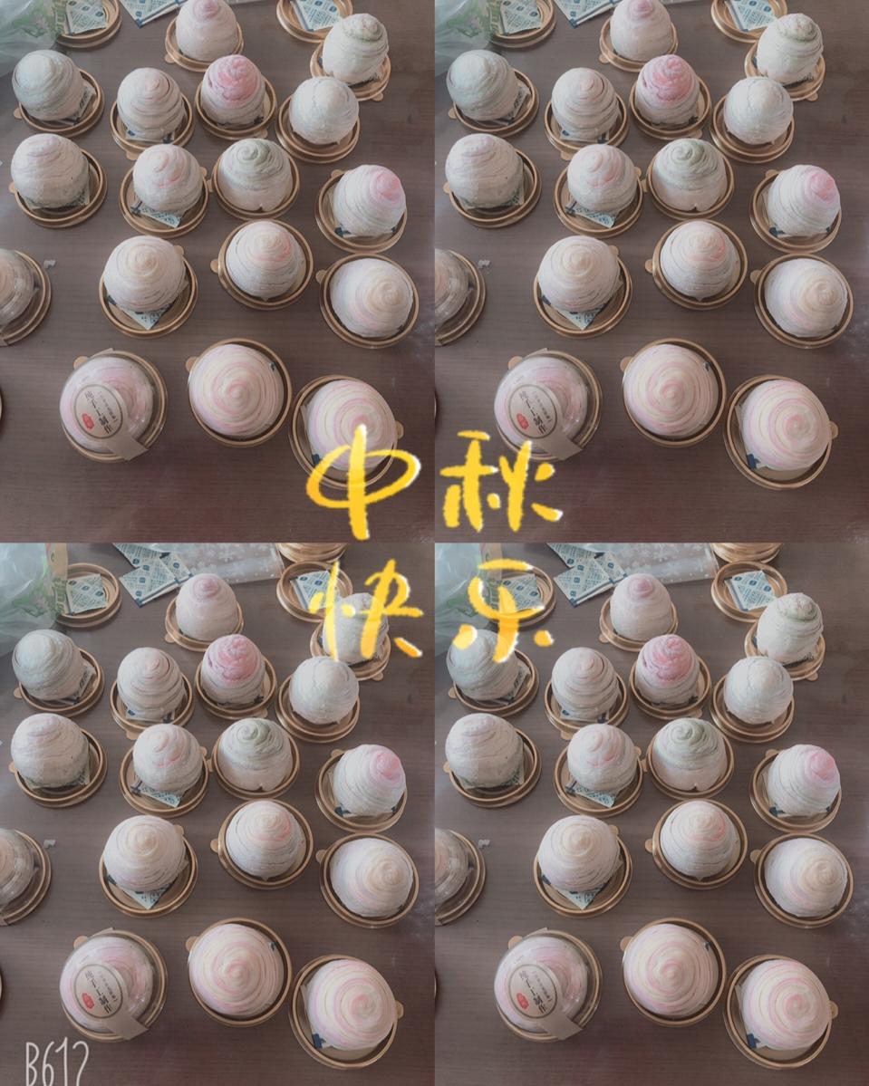 彩虹蛋黄酥（独角兽蛋黄酥）