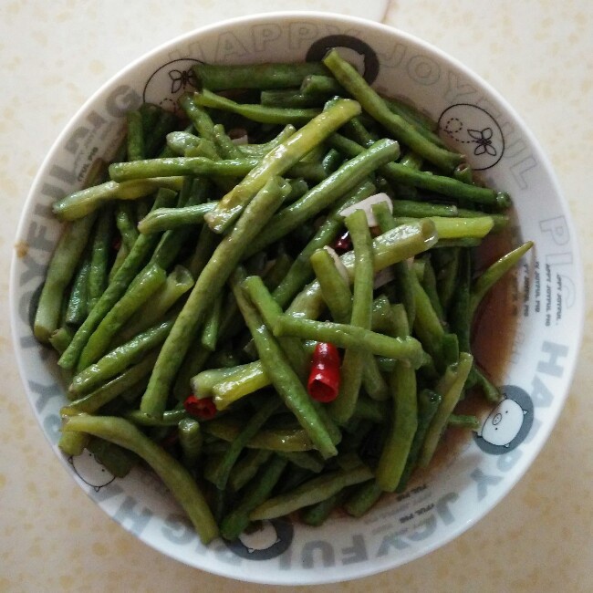清炒豆角