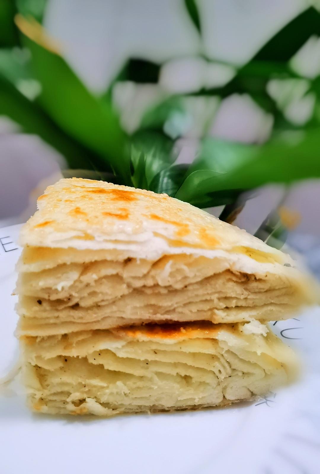 比蛋糕还好吃的发面千层饼，做法简单