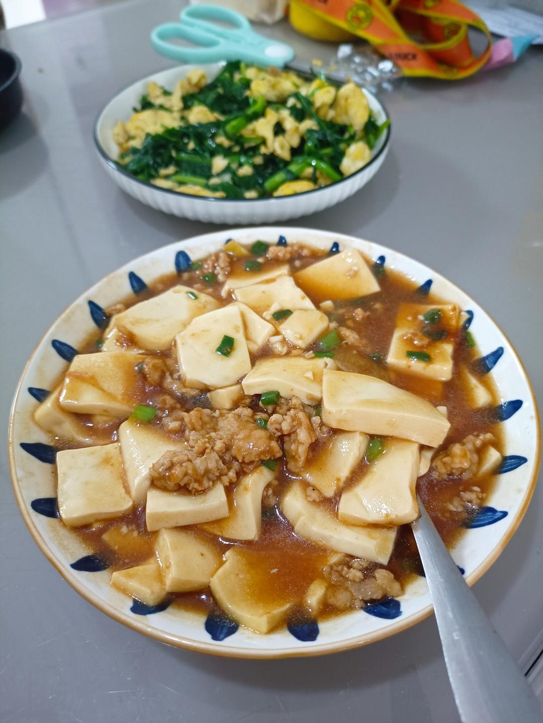 肉末嫩豆腐｜嫩滑口感爽口！这道快手菜超级下饭！！（减脂少油版）