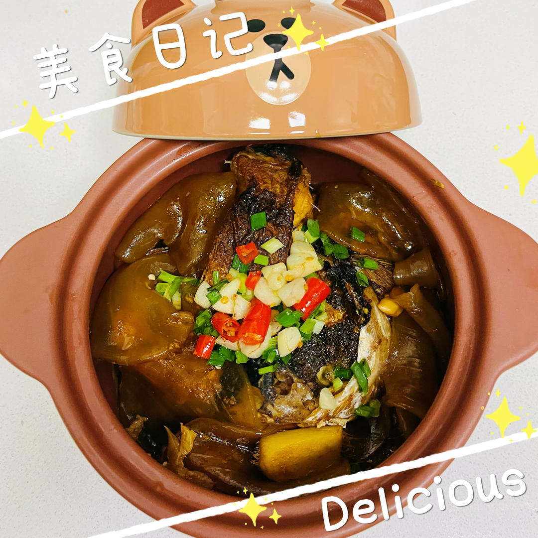 鱼头粉皮煲（超级下饭）