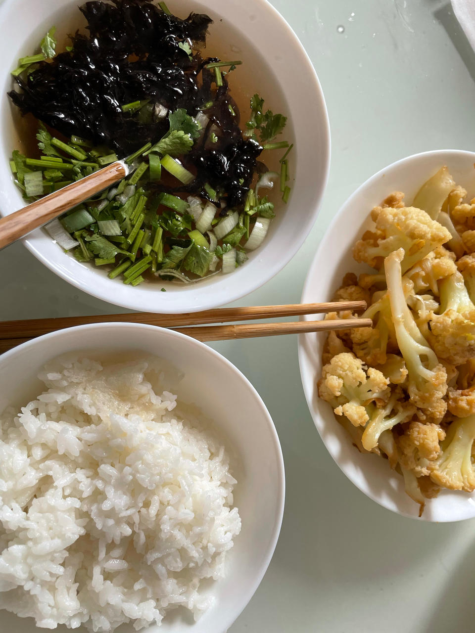 家常素炒菜花，清脆！
