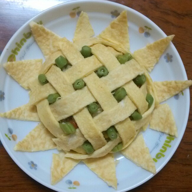 向日葵肉丁炒饭