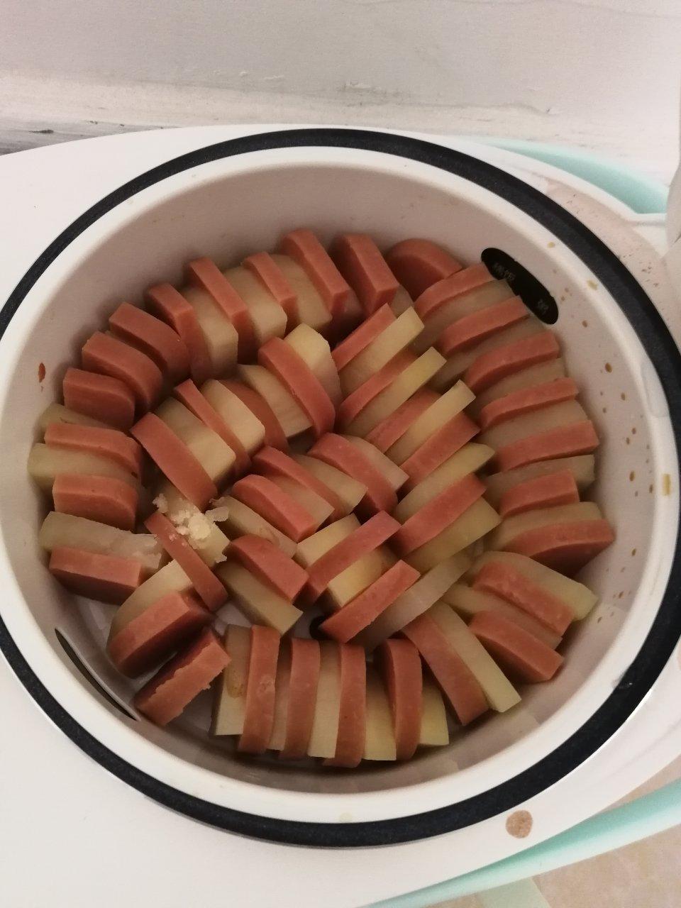 风琴蒸土豆（快手菜）