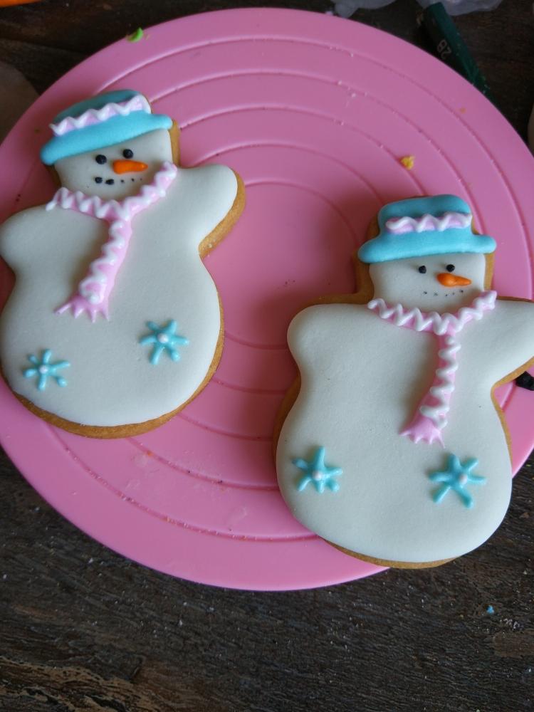 糖霜饼干的做法……雪人的做法 步骤3