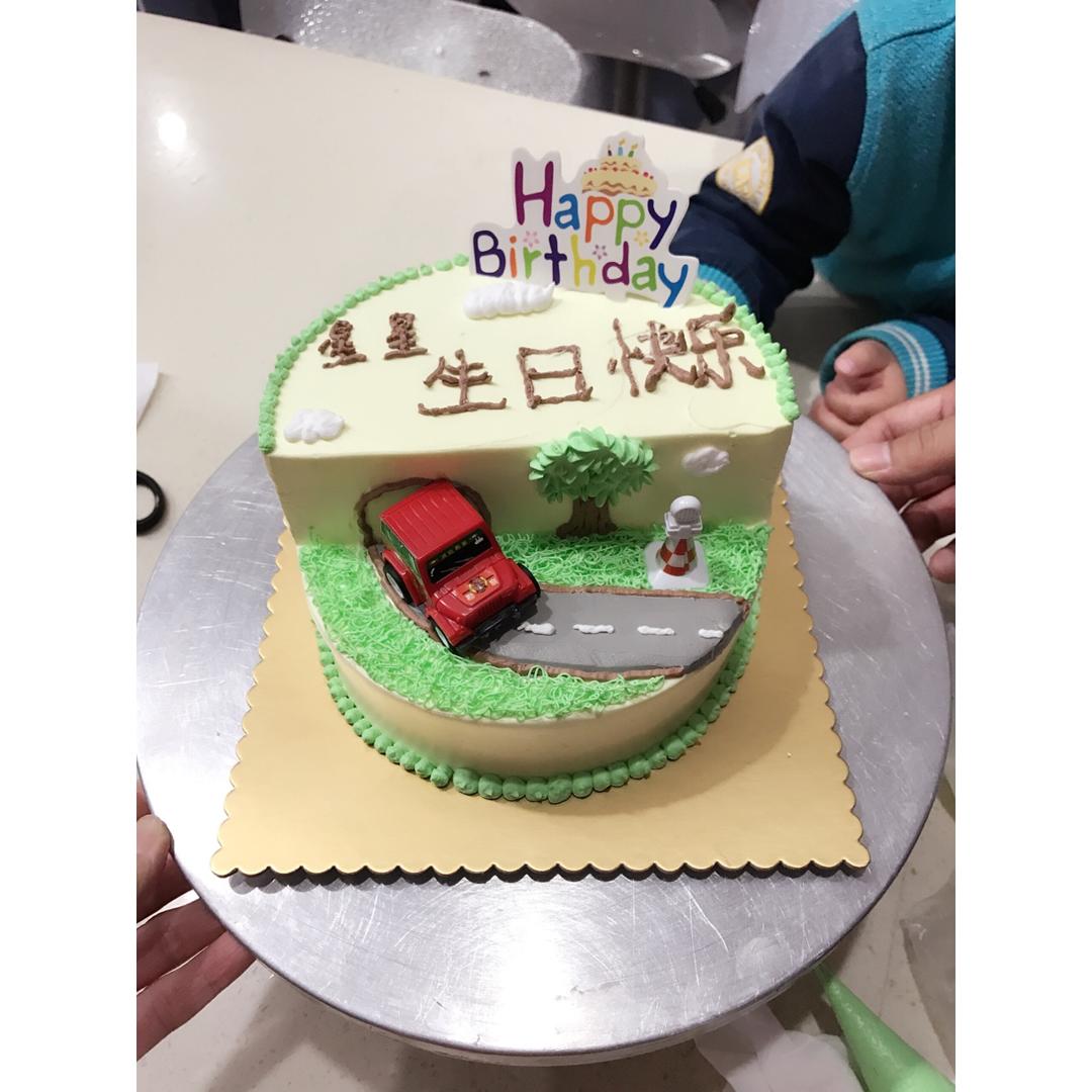 小汽车场景生日蛋糕的全部作品