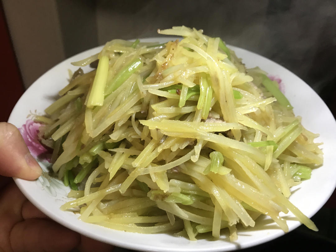 西芹土豆丝