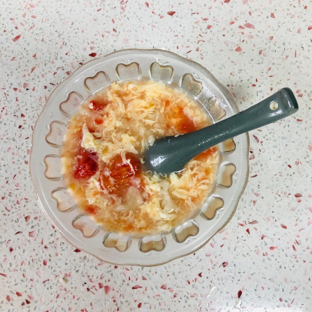 番茄鸡蛋面疙瘩汤