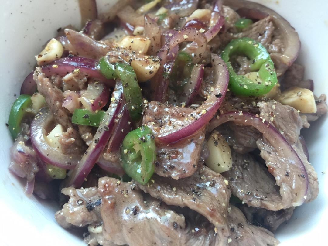 洋葱炒牛肉