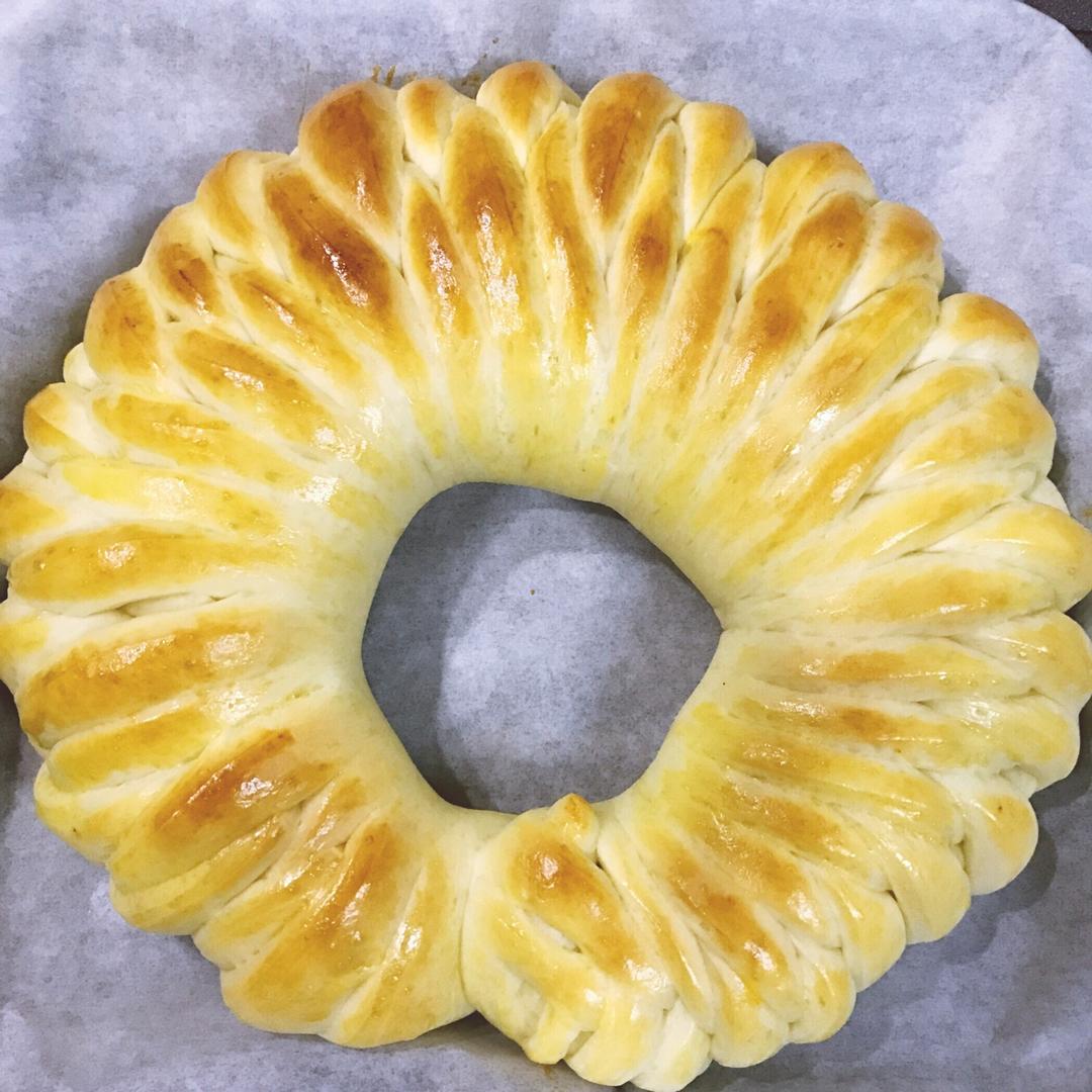 花环蜜豆面包