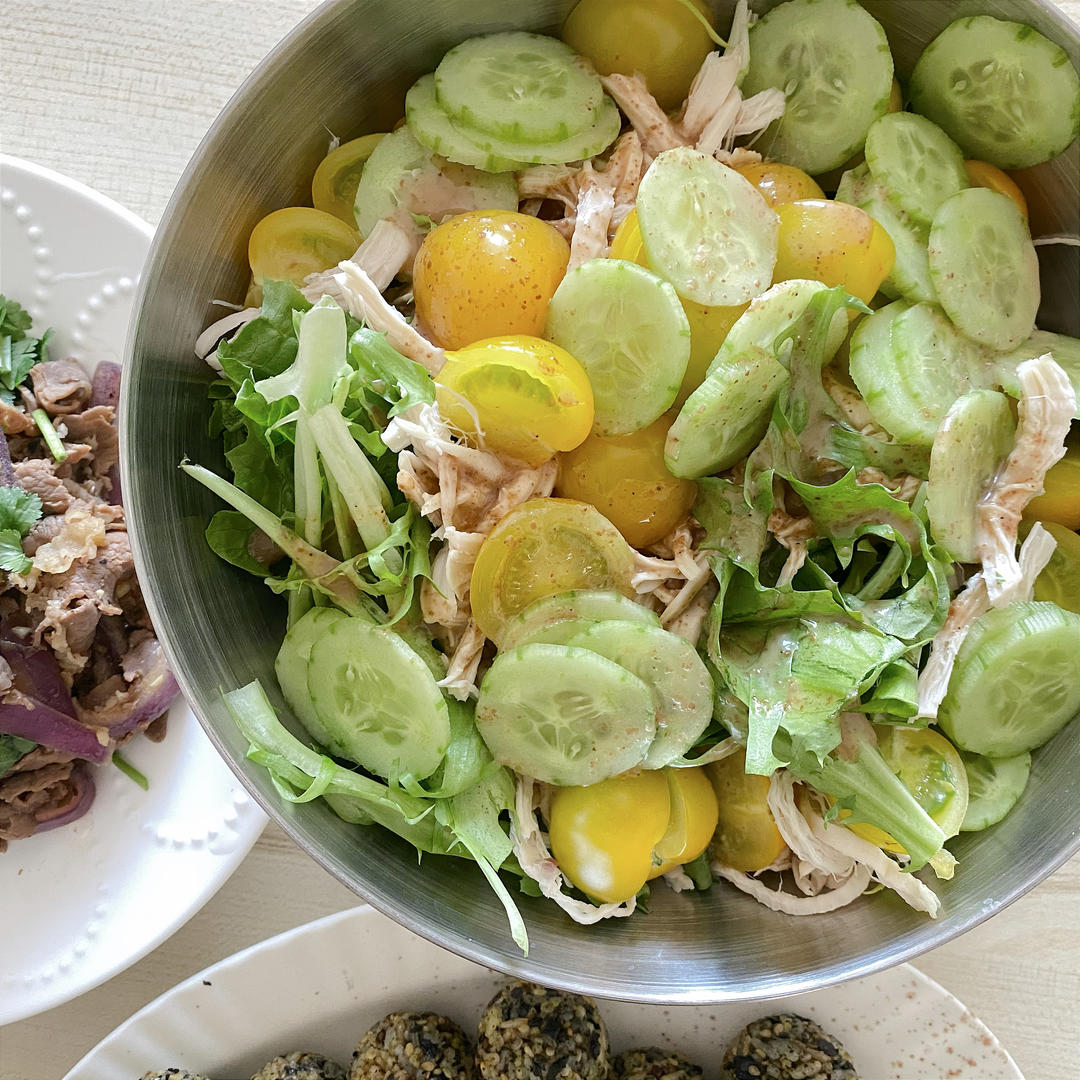 油醋汁蔬菜沙拉