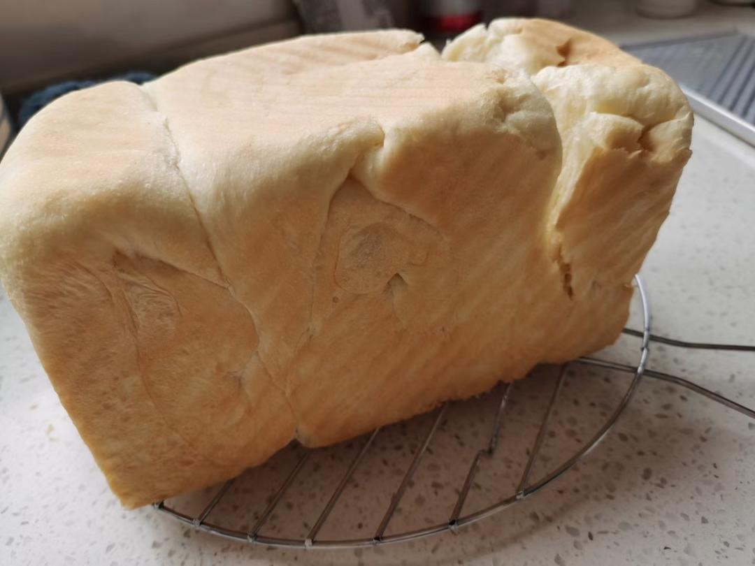 超软拉丝牛奶吐司🍞一次发酵