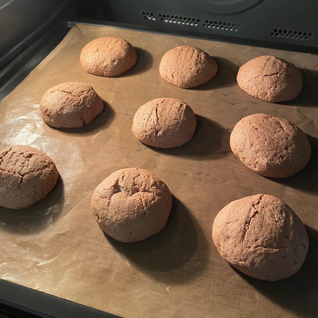 巧克力麻薯曲奇，超长拉丝新晋网红饼干