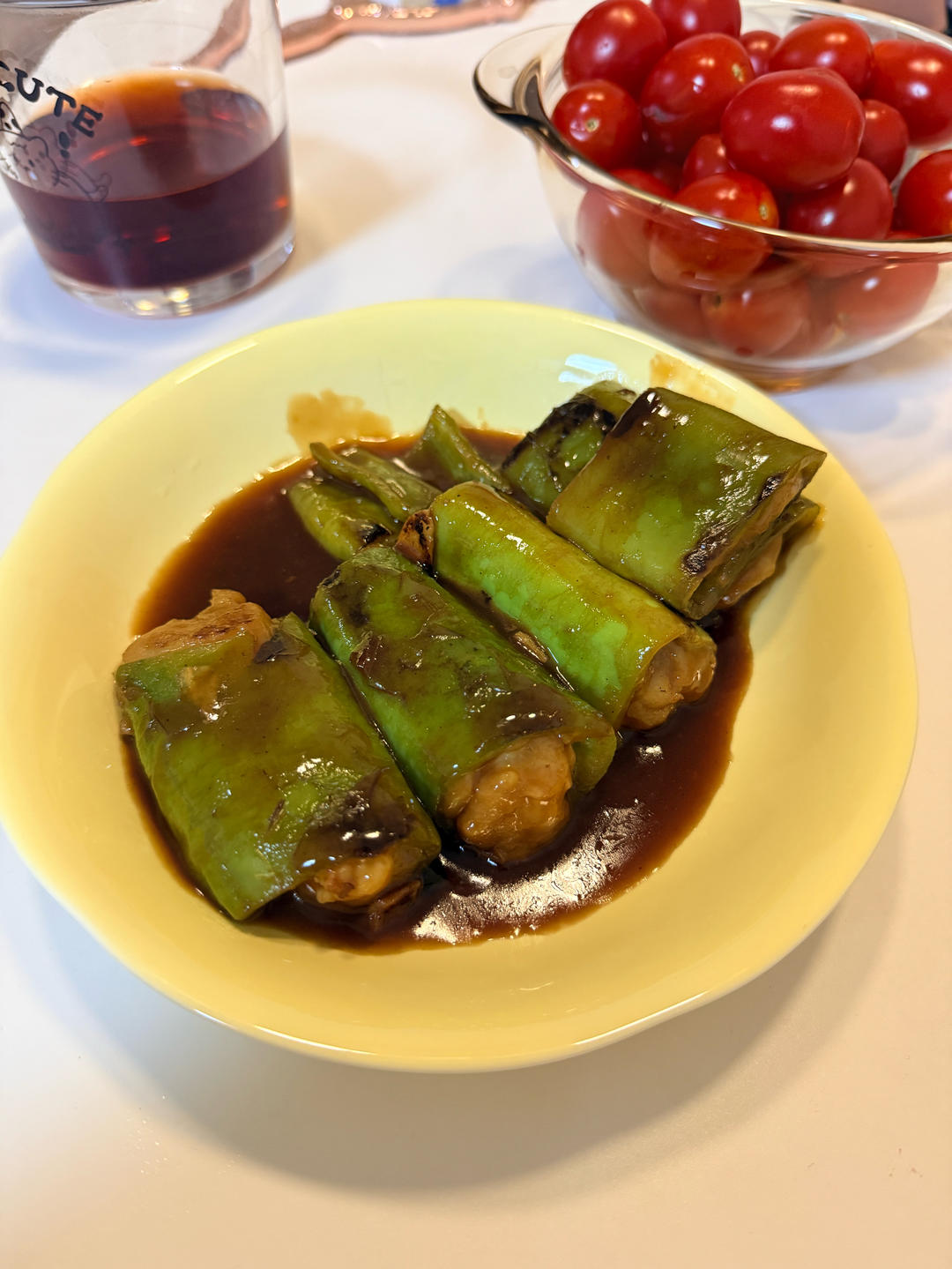 超下饭的青椒酿虾滑