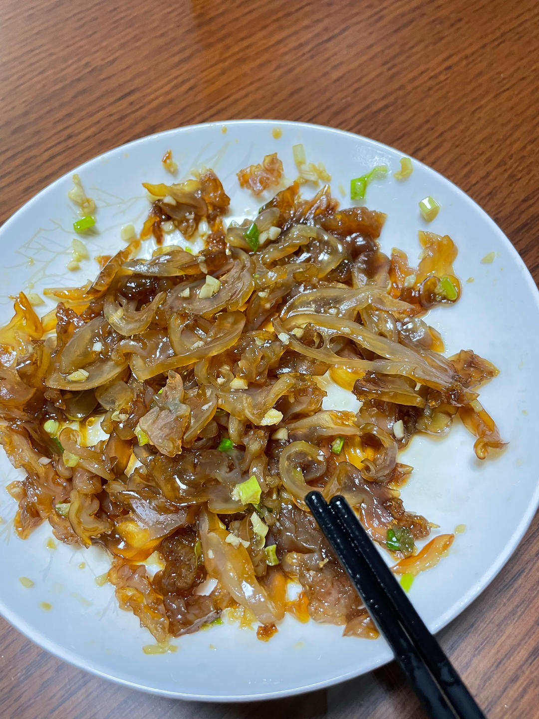 凉拌海蜇头（葱油版）