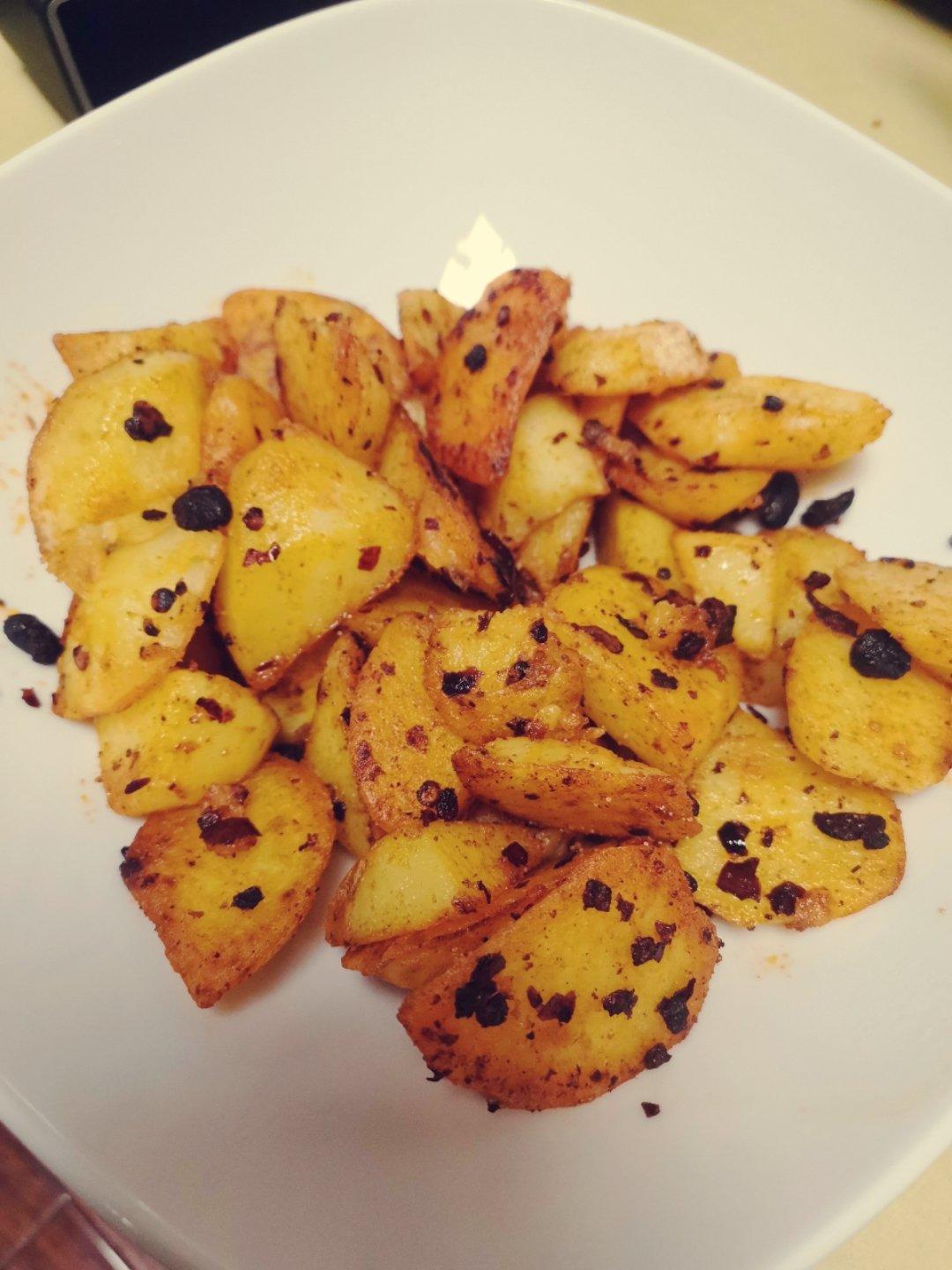 孜然土豆（两三步搞定）