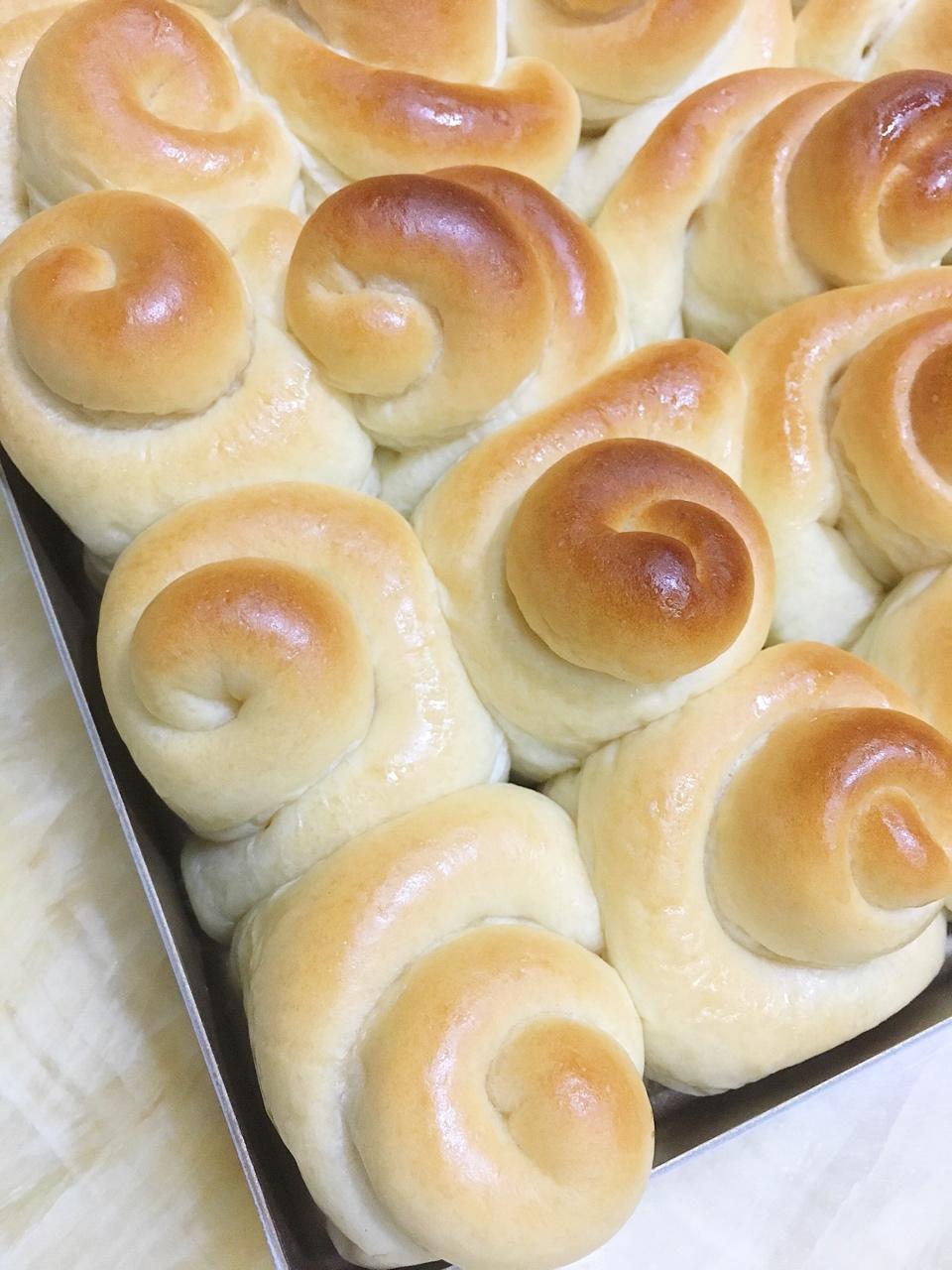 奶油蜂蜜小面包