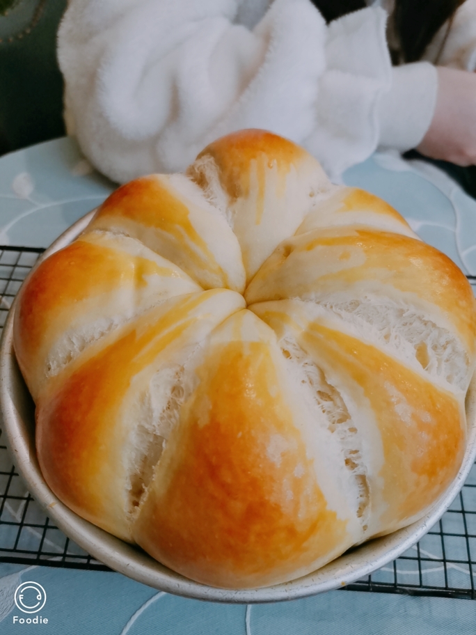 馒头一样简单的面包——蛋糕模面包的做法 步骤10