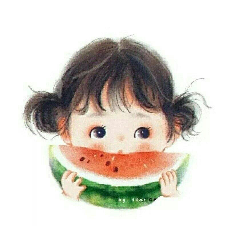 撩开头发帘看见你