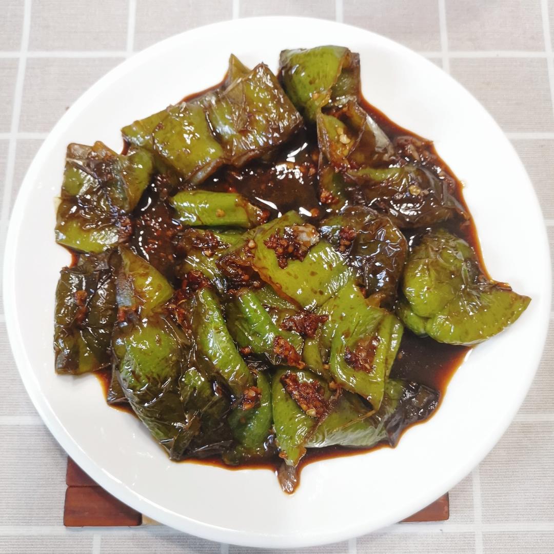 油焖虎皮尖椒（无肉版）