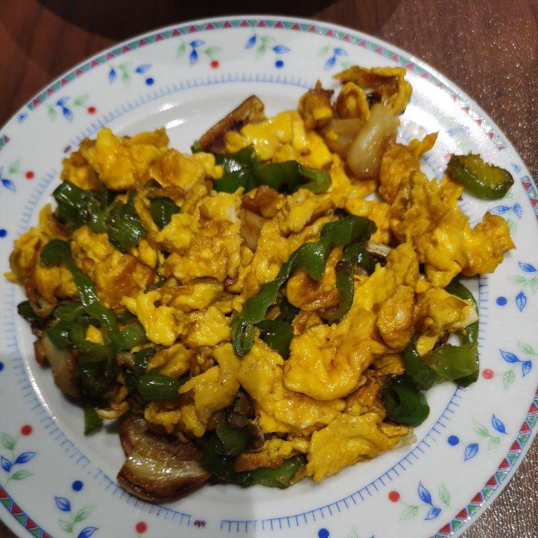 青椒炒蛋