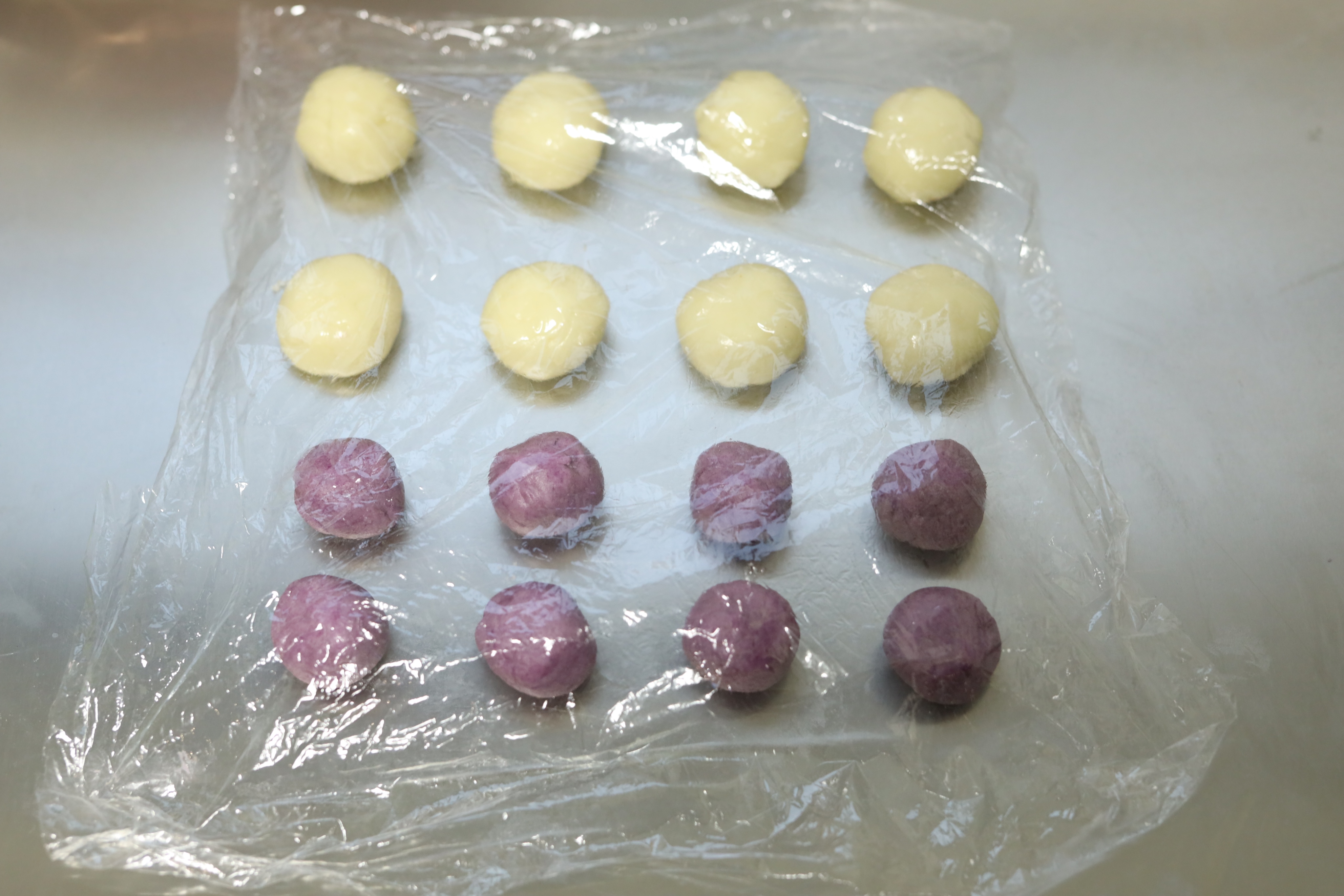 浪漫紫薯菊花椰蓉酥的做法 步骤7