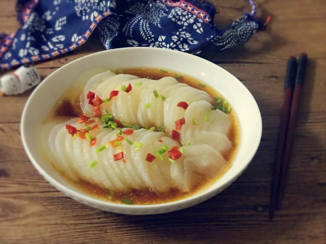 清蒸白萝卜