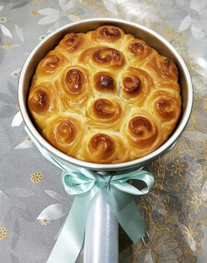 玫瑰花面包