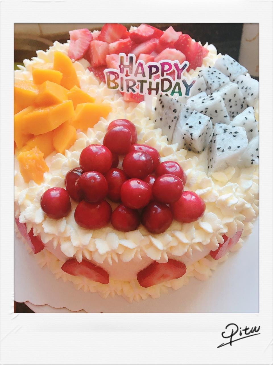 《Tinrry+》草莓奶油蛋糕（8寸配方）