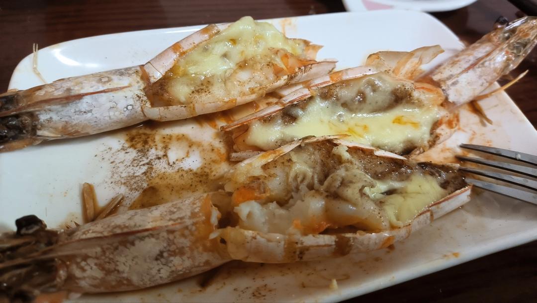 芝士焗大虾🦐巨型黑虎虾|年夜饭|宴客菜