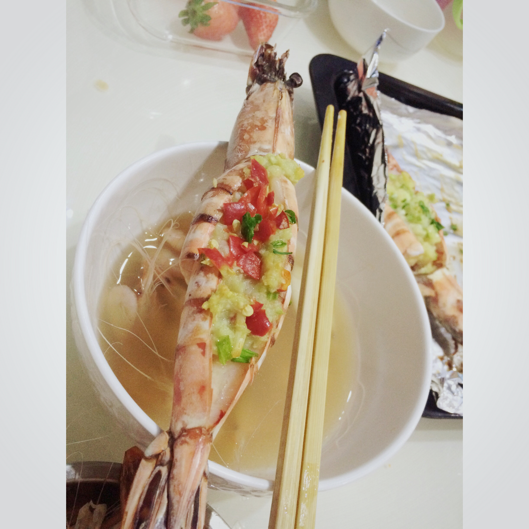 蒜蓉烤虾