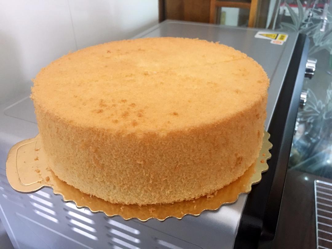 八寸戚风蛋糕（生日蛋糕坯）附六寸配单