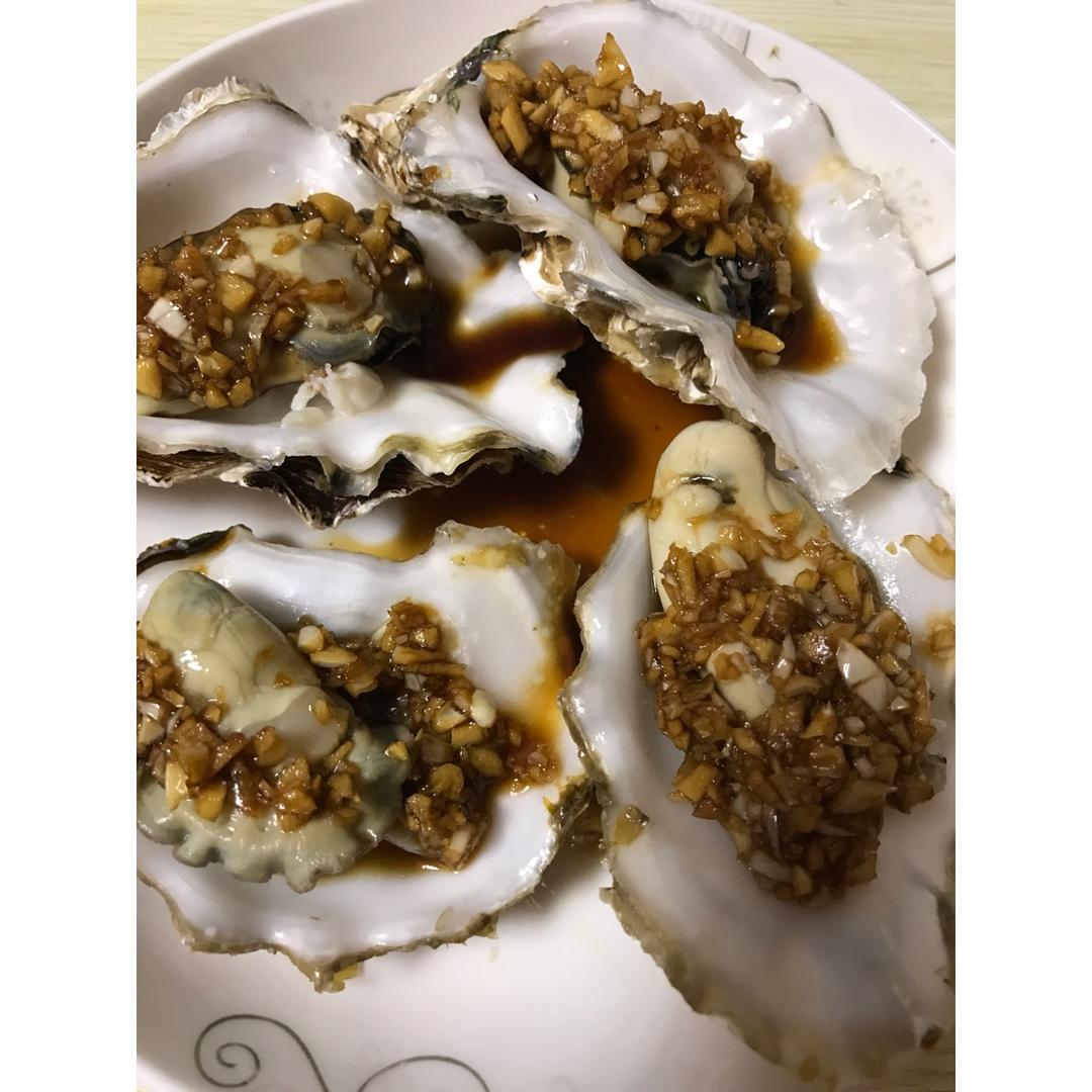 蒜蓉蒸生蚝