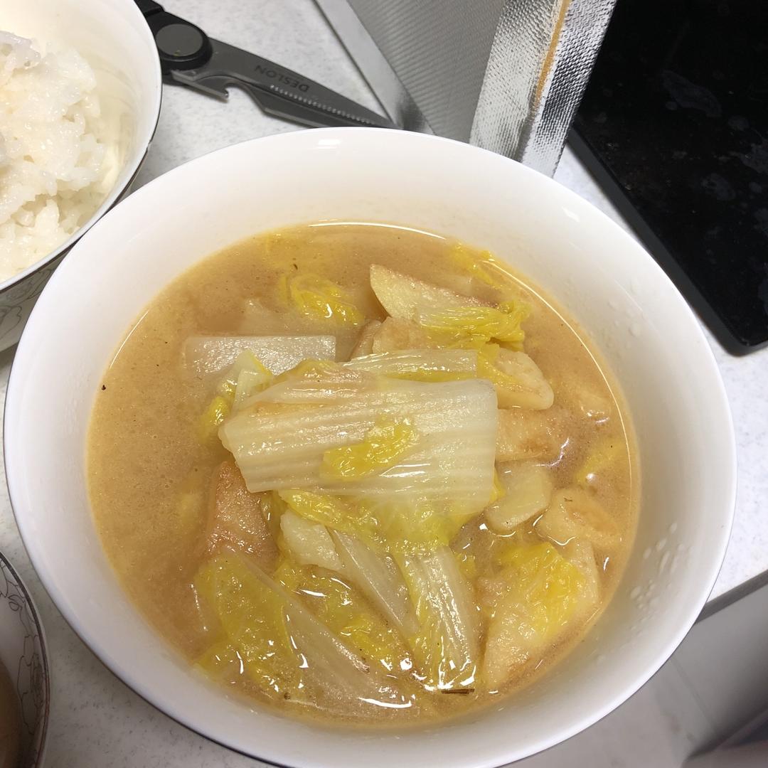土豆白菜汤