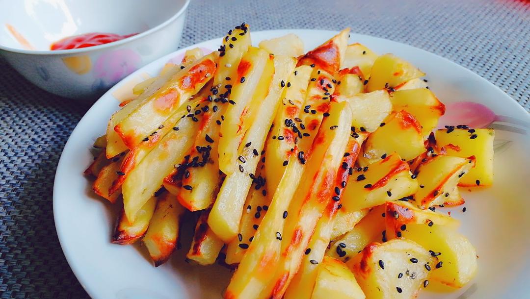 快手小食烤薯角