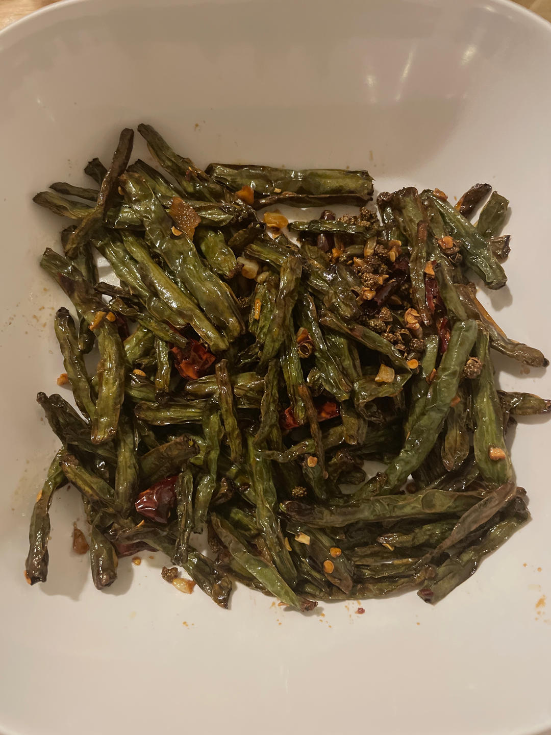 空气炸锅版干煸豆角