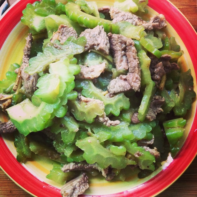 苦瓜炒牛肉