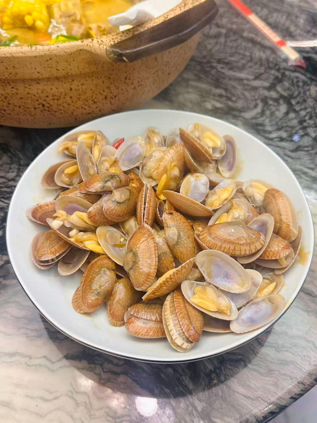5分钟快手菜❗️秒杀路边摊爆炒花甲～好吃到爆