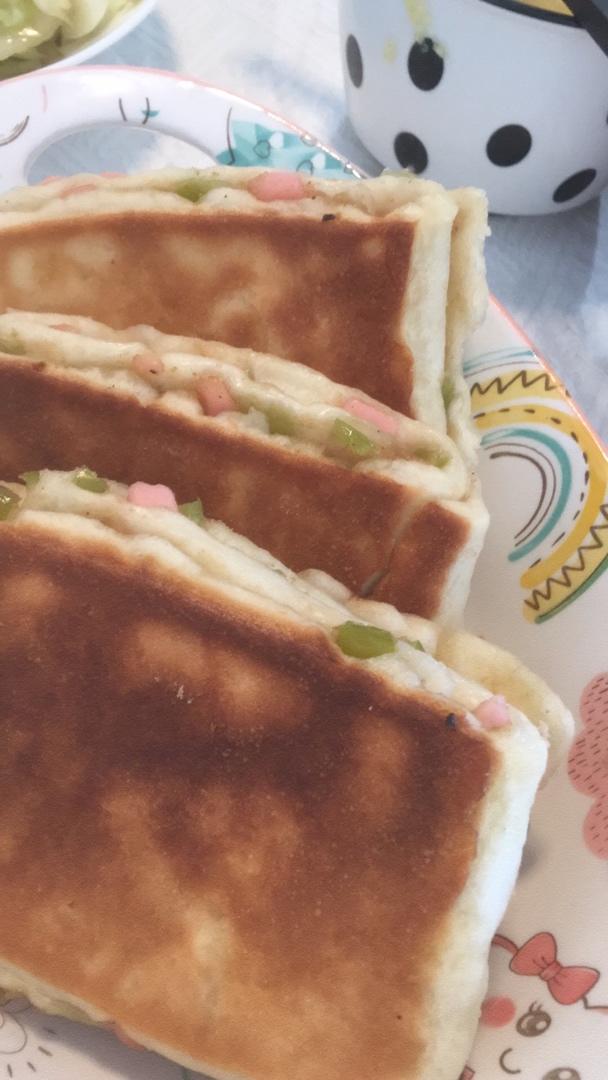 青椒火腿饼