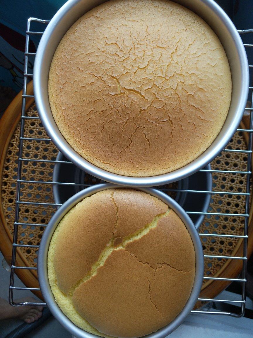 6寸原味戚风蛋糕
