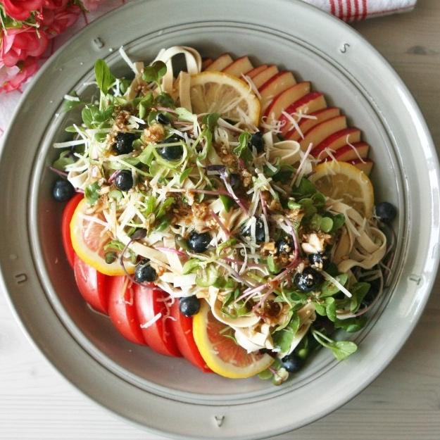 油醋汁干豆腐丝水果沙拉的做法